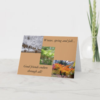 Vriendschap in alle seizoenen kaart