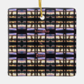 vriendschap in Bloom Keramisch Ornament (Voorkant)