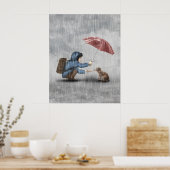 Vriendschap in een hapje poster (Keuken)