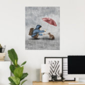 Vriendschap in een hapje poster (Thuiskantoor)