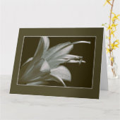 Vriendschap in  ingelijst Wenskaart Kaart (Gele Bloem)