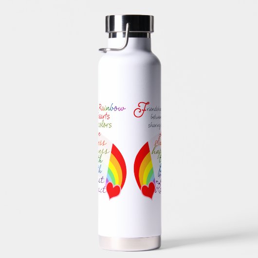 Vriendschap is de regenboog BFF Waterfles (Rechts)