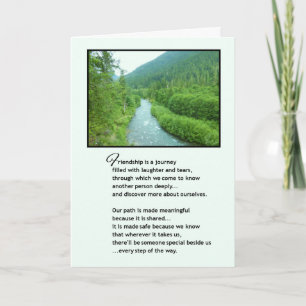 Vriendschap is een reis... kaart