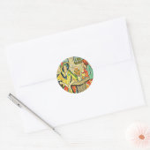 Vriendschap is een zegen ronde sticker (Envelop)