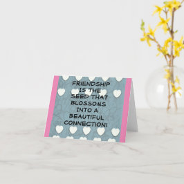 vriendschap is het zaad kaart