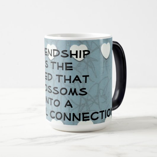 vriendschap is het zaad magische mok (Voorkant rechts)