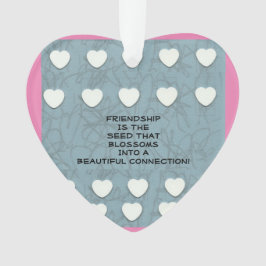 vriendschap is het zaad ornament