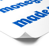 vriendschap is net als een geldvriendschappelijke poster (Hoek)