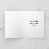 Vriendschap is net als je Valentijn Fun pingelen Kaart (Binnen)