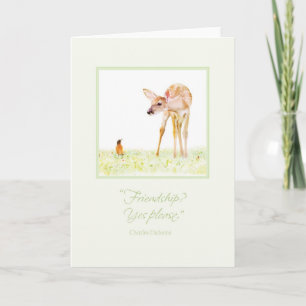 Vriendschap?  Ja tevreden stel Kaart