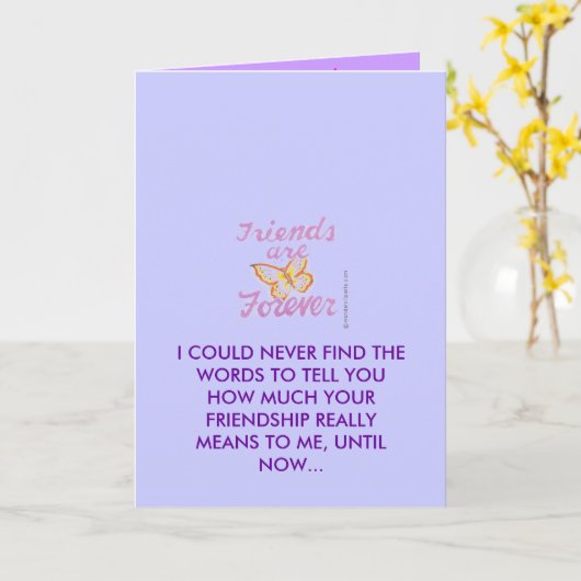 vriendschap kaart (Gele Bloem)