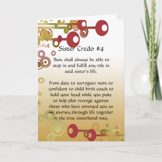 vriendschap kaart (Voorkant)