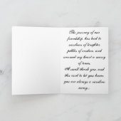 Vriendschap Kaarten- Kaart (Binnen)