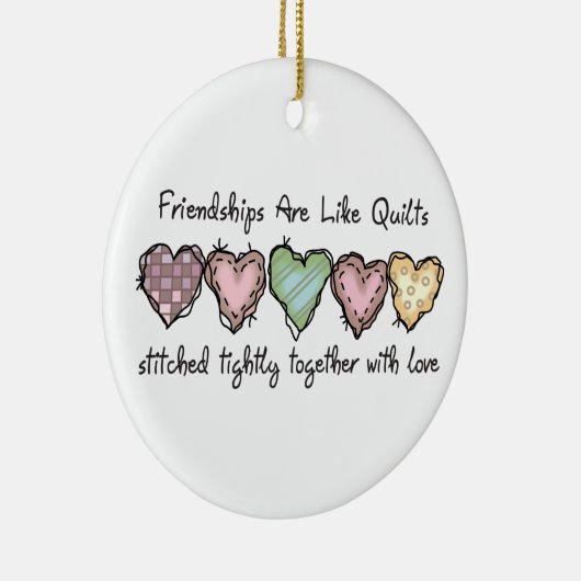 vriendschap keramisch ornament (Rechts)