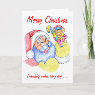 Vriendschap Kerst Kaart