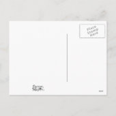 Vriendschap Konijn en Muis Schattigee kerst Kaart (Achterkant)