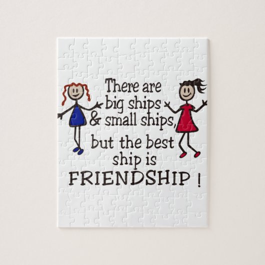 vriendschap legpuzzel (Verticaal)