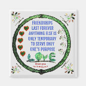 Vriendschap Magnet om vrienden bij elkaar te houde Magneet (Voorkant)