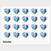 vriendschap met bevroren en Assepoester Hart Sticker (Vel)