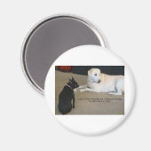 vriendschap met honden magneet (Voorkant / Achterkant)