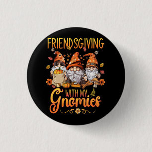 Vriendschap met mijn Thanksgiving drie g Ronde Button 3,2 Cm