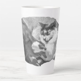 Vriendschap met vorstpunt latte mok