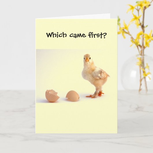 Vriendschap of geboortedag kaart (Gele Bloem)