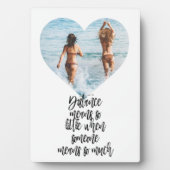 Vriendschap op lange afstand BFF Friends Gift Best Fotoplaat (voorkant)