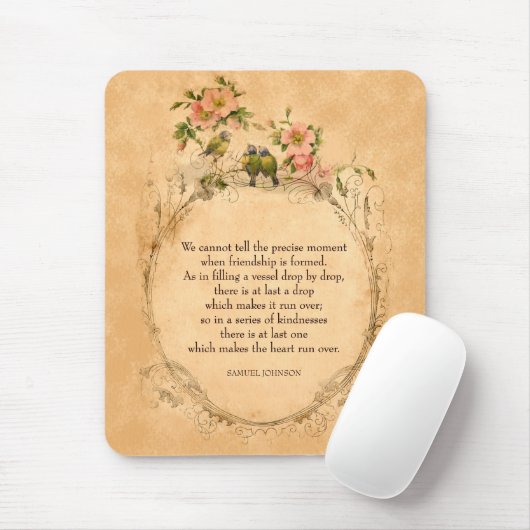 vriendschap Poem- Mousepad Muismat (Met muis)