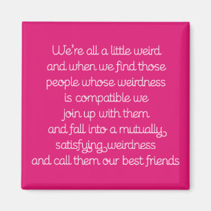Vriendschap Quote Magnet Magneet