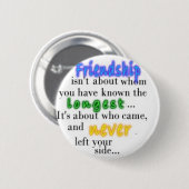 vriendschap ronde button 5,7 cm (Voorkant /achterkant)