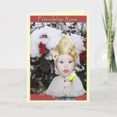 Vriendschap Roos Kaart (Voorkant)