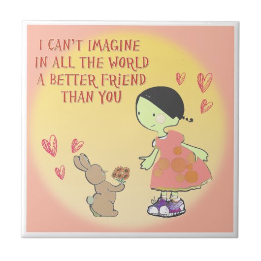 vriendschap tegeltje (Voorkant)