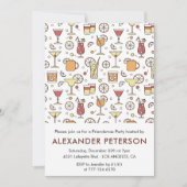 Vriendschap uitnodigingen Cocktail Patroon (Voorkant)