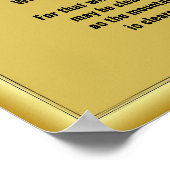 Vriendschap van Kahlil Gibran Poster (Hoek)