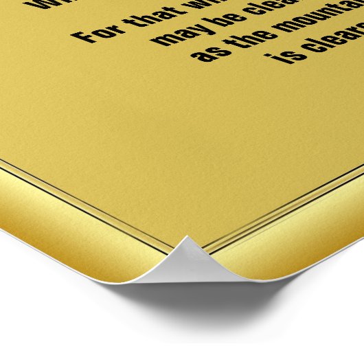 Vriendschap van Kahlil Gibran Poster (Hoek)