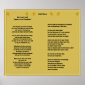 Vriendschap van Kahlil Gibran Poster (Voorkant)