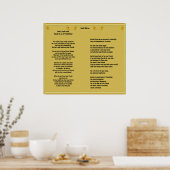 Vriendschap van Kahlil Gibran Poster (Keuken)