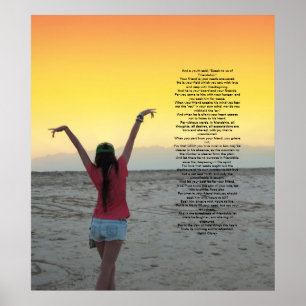 Vriendschap van Kahlil Gibran Poster