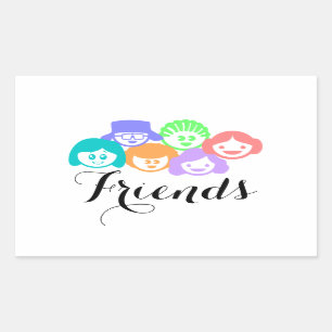 Vriendschap "Vrienden", stickers