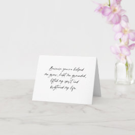 Vriendschap zal je mijn bruidsmeisje zijn, simpel kaart