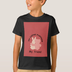 Vriendschap zwart t-shirt