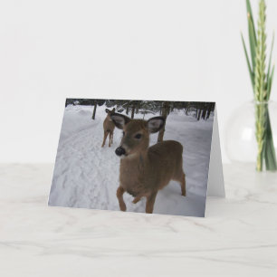 vriendschappelijke herten kaart