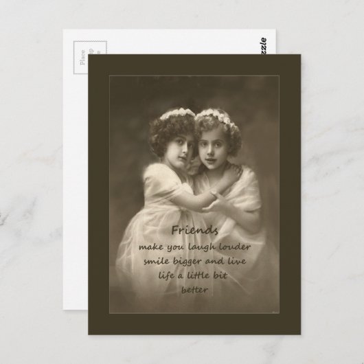  vriendschappelijke Inspirerend vriendschappelijke Briefkaart (Voorkant / Achterkant)