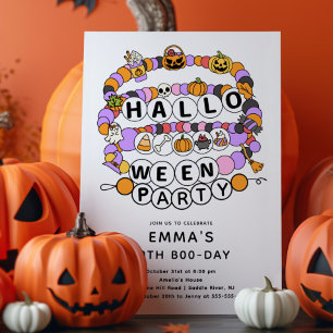 Vriendschapsarmband Halloween Verjaardag Kaart