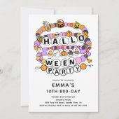 Vriendschapsarmband Halloween Verjaardag Kaart (Voorkant)