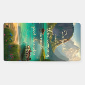 Vriendschapsbanner - 1 Corinthians 15:33 NIV Spandoek (Horizontaal)