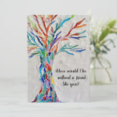 Vriendschapsboom van de Kaart van het Leven (Staand voorkant)