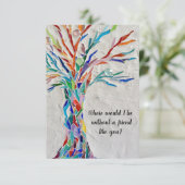 Vriendschapsboom van de Kaart van het Leven (Staand voorkant)