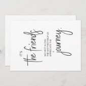 Vriendschapscitaat, speciaal citaat over vrienden feestdagenkaart (Voorkant / Achterkant)
